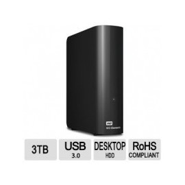 Dd Ext 3 Tb Wd Elements Escritorio 3.5...