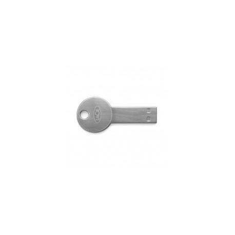 Llave USB LaCie Cookey Flash Key 16GB- Plata
